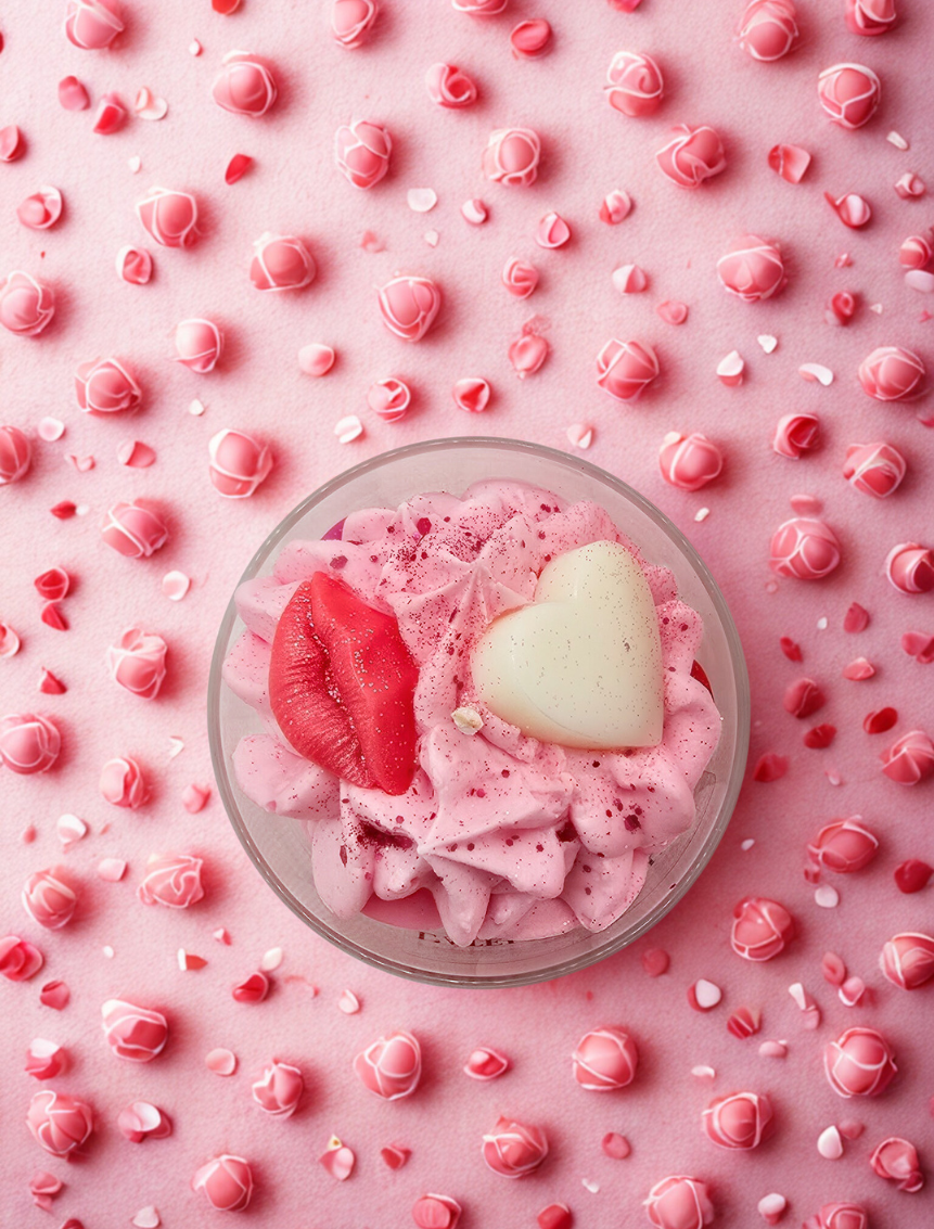 Bougie Saint-Valentin – Coeur Ardent (édition gourmande)