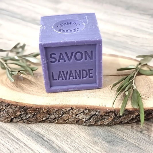 L'authentique cube Savon de Marseille - Lavande 300gr