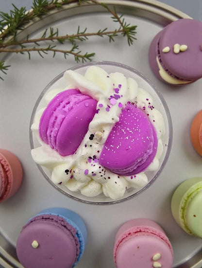 Bougie Saint-Valentin – Macaron pétillant (édition gourmande)