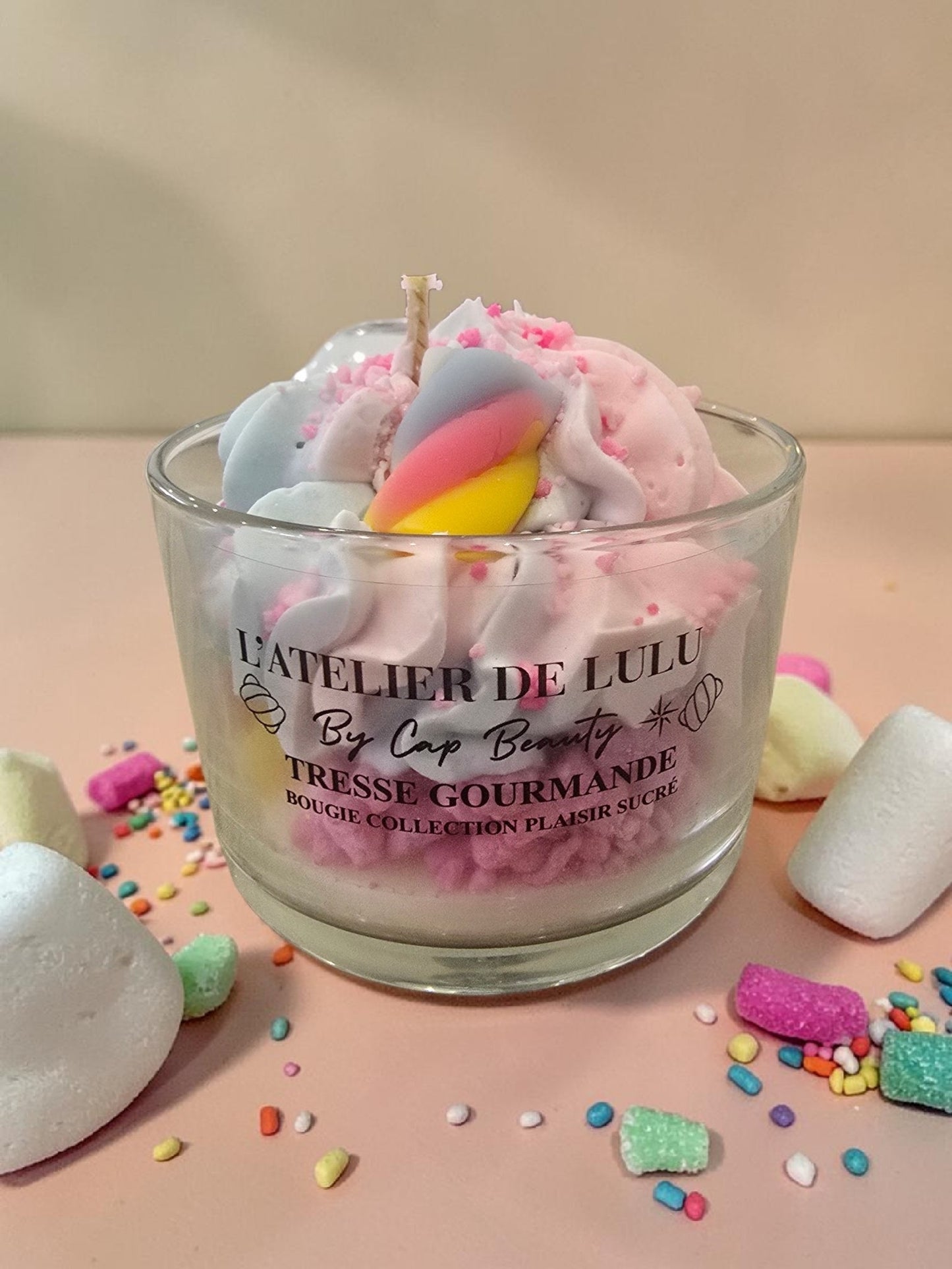 Bougie Parfumée Tresse Gourmande – Douceur Fruitée & Régressive
