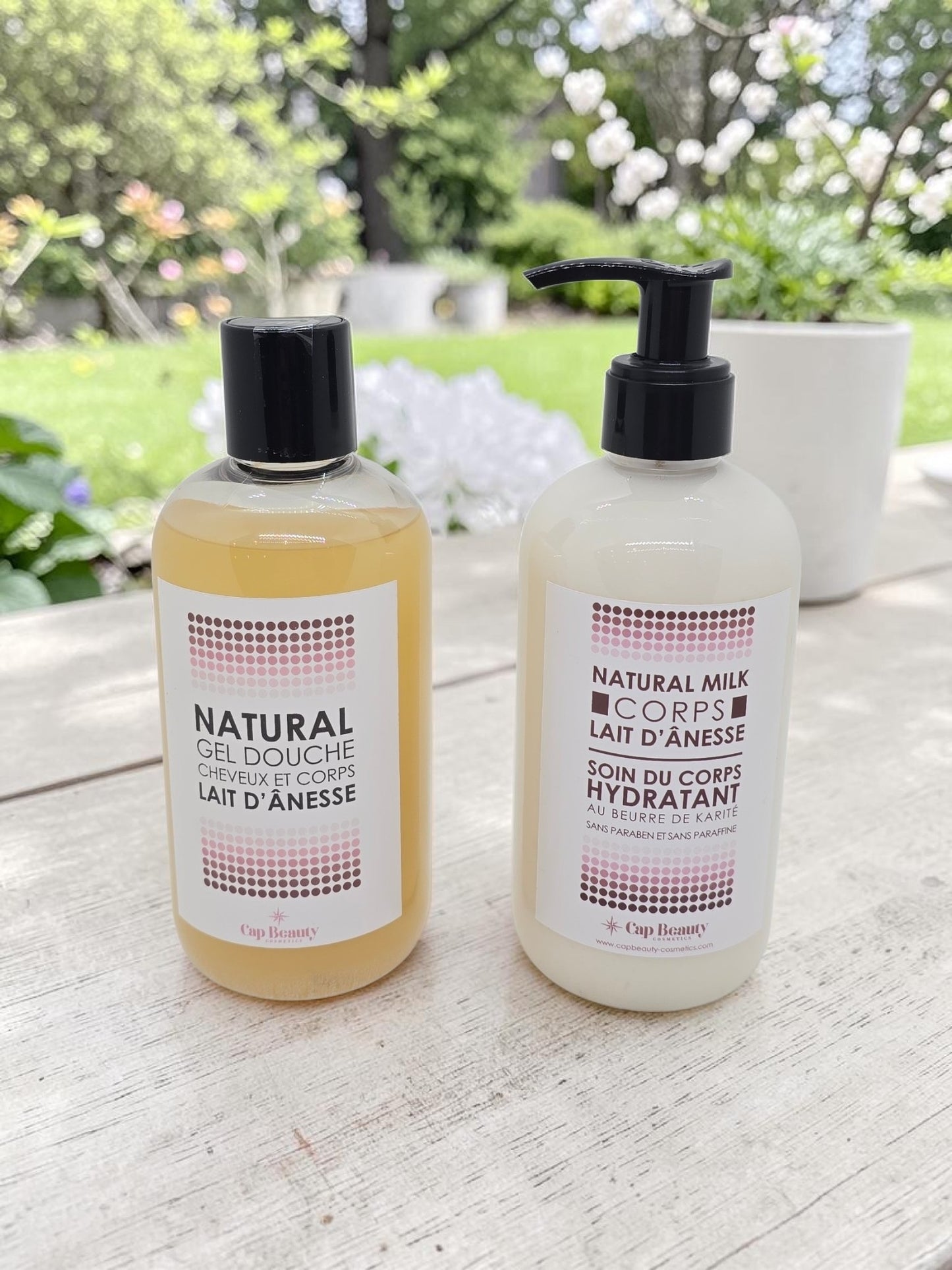 Duo Soin au Lait d'Ânesse – Gel Douche & Lait Corps