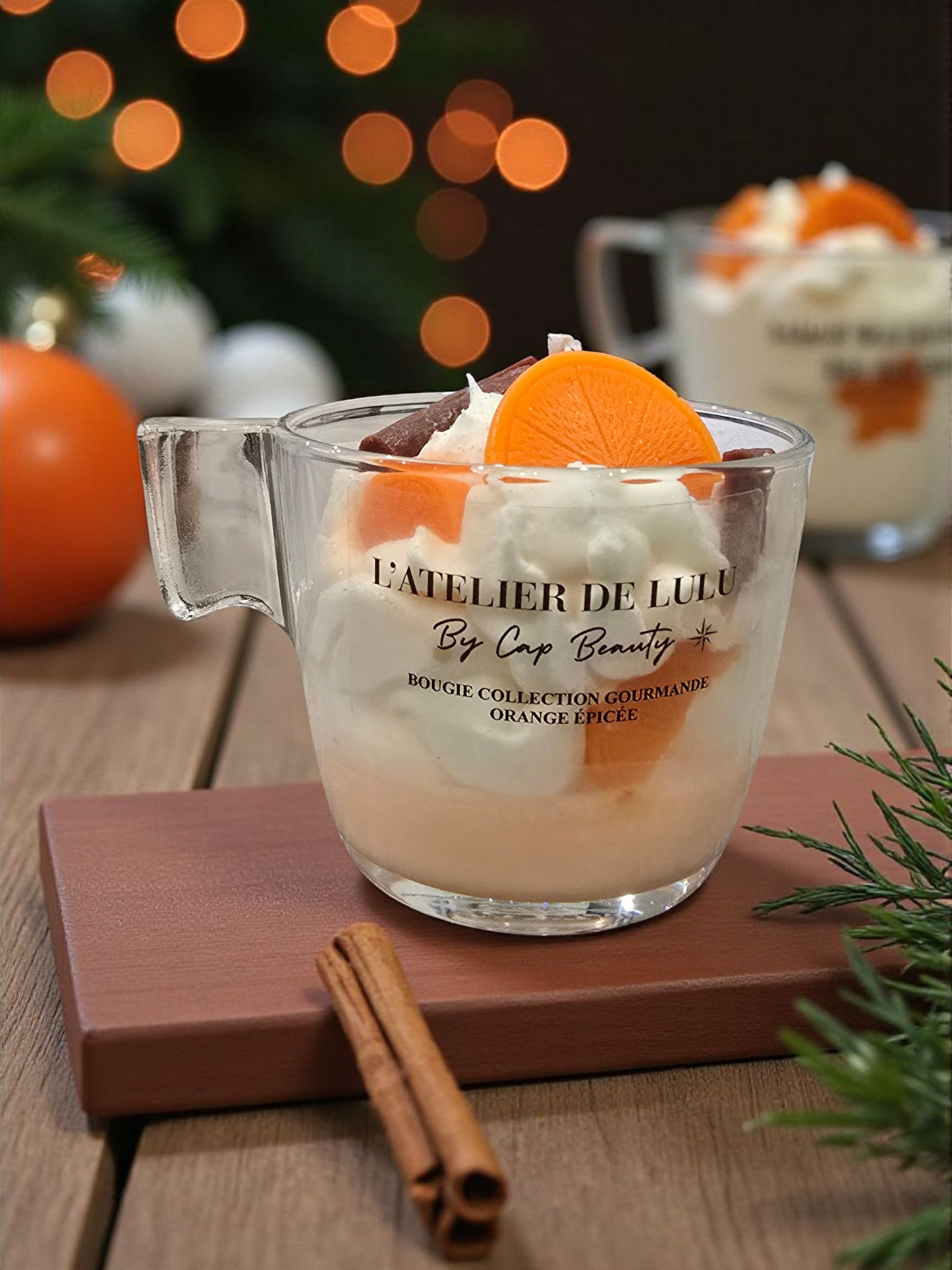 Bougie Tasse "Orange épicée"