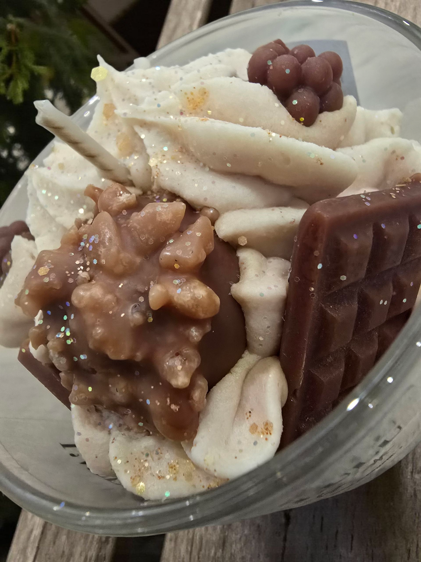 Bougie "Cœur Rocher"