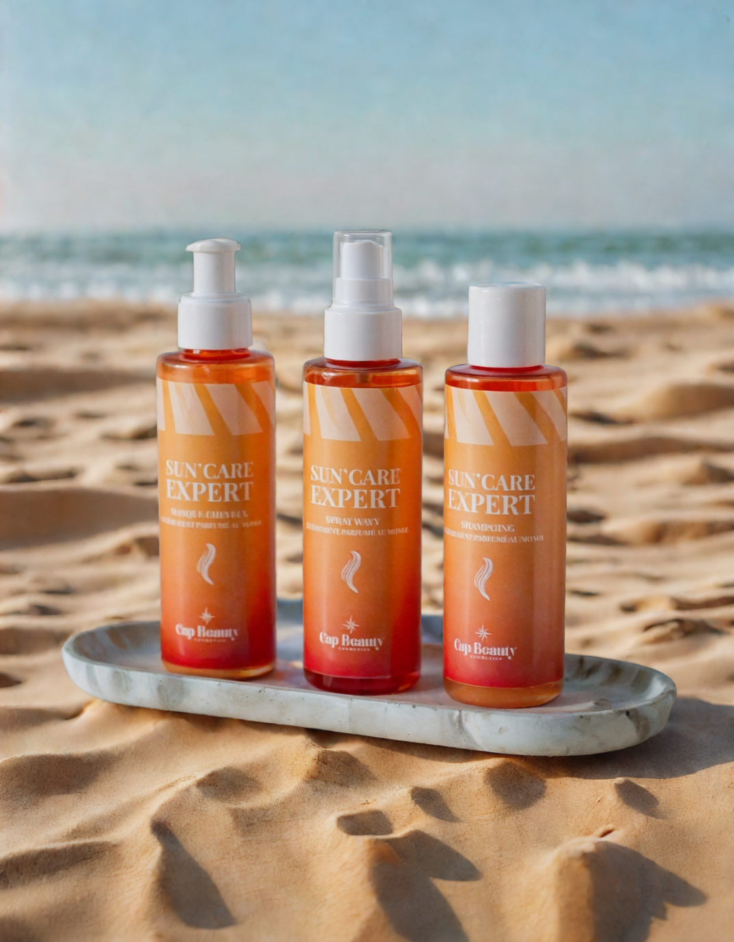 Trousse Soins Cheveux Été – 3 Produits + Trousse Offerte – Sun Care Expert