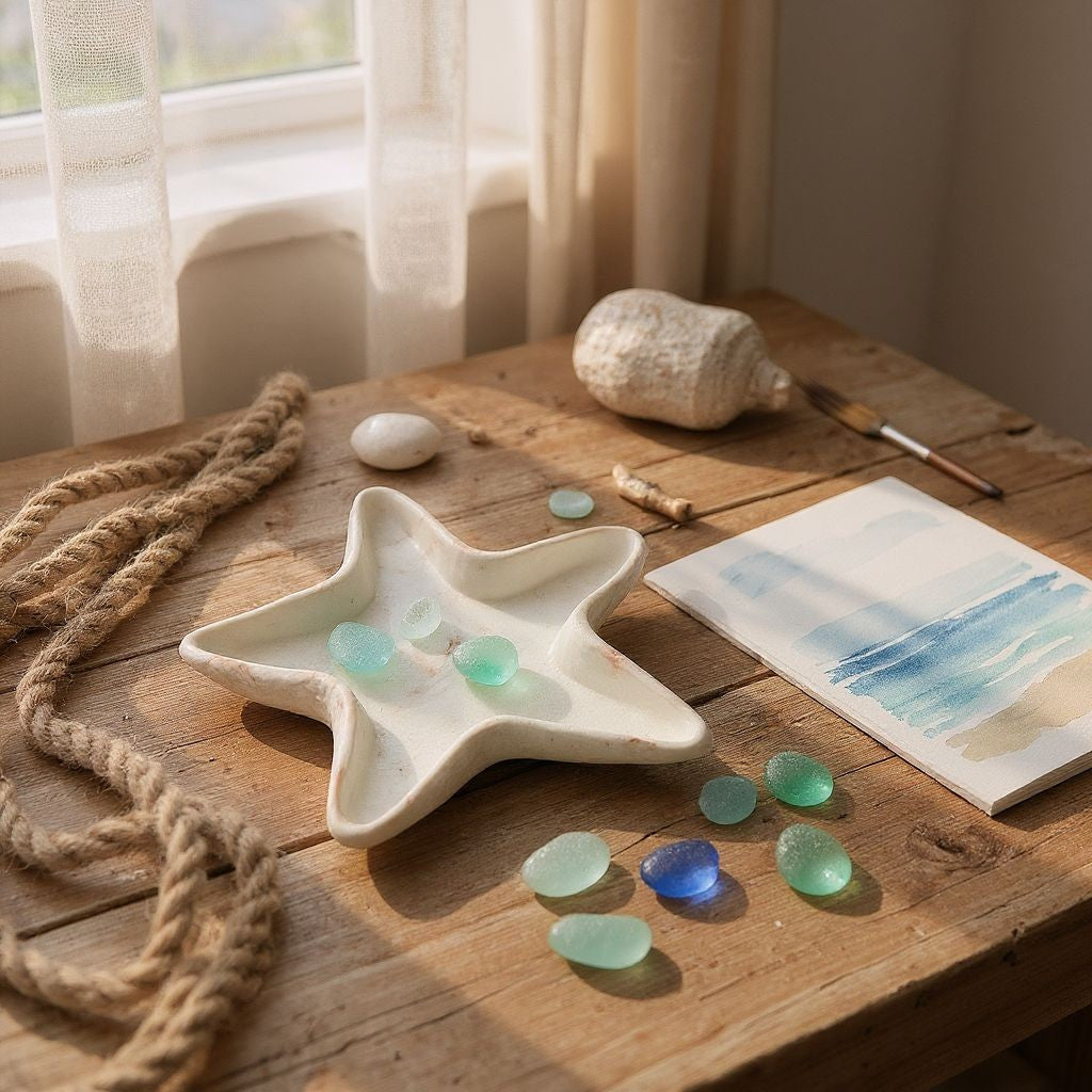 Vide-poche Étoile de Mer – Artisanat en Jesmonite