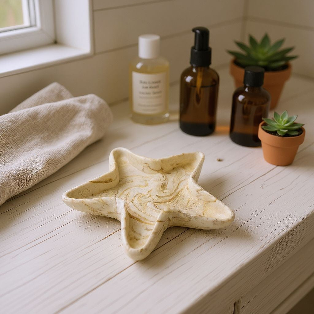 Vide-poche Étoile de Mer – Artisanat en Jesmonite