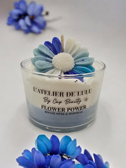 Bougie Parfumée Mûre Myrtille Gourmande – Power Flower