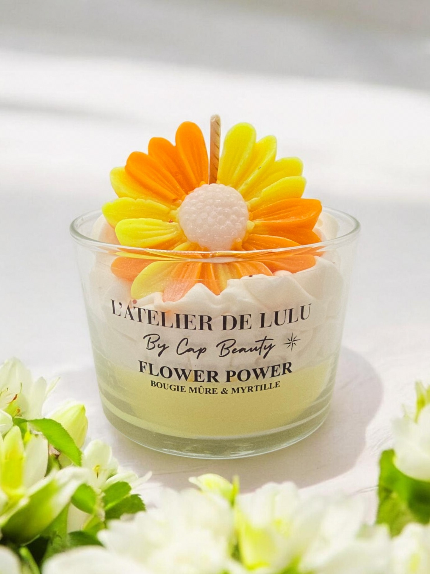 Bougie Parfumée Mûre Myrtille Gourmande – Power Flower