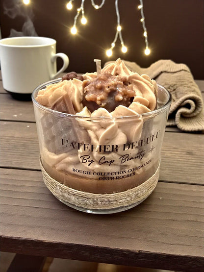 Bougie "Cœur Rocher"